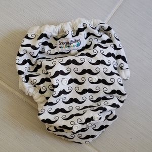 Snuggy Baby Diaper Cover Mustache